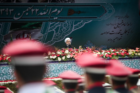  حضور رییس‌جمهور در راهپیمایی ۲۲ بهمن